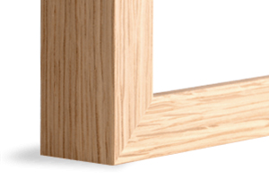 natural oak frame